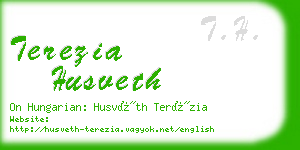 terezia husveth business card